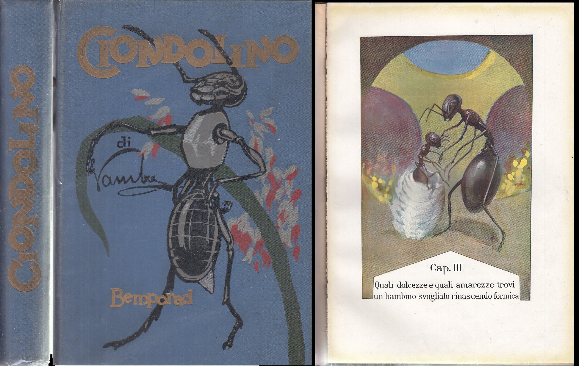 LB- CIONDOLINO ILLUSTRATO - VAMBA MUSSINO - BEMPORAD --- 1931 - C - XFS91