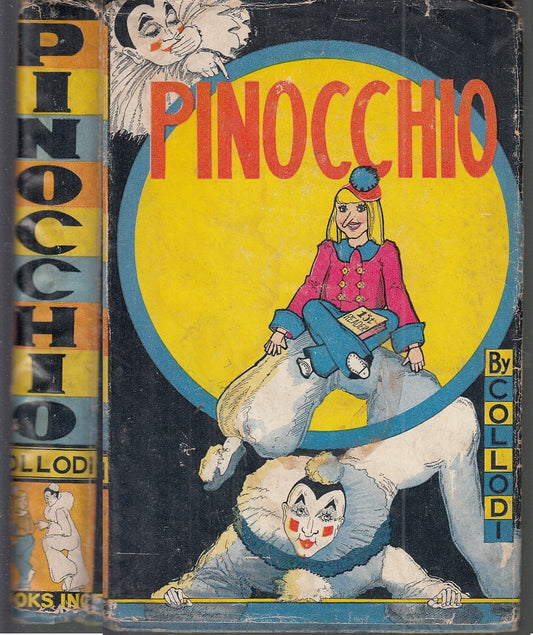 LB- PINOCCHIO - LOUISE BEAUJON COLLODI - BOOKS INC. NEW YORK --- 1939- CS- XFS58
