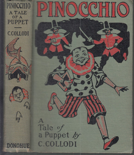 LB- PINOCCHIO TALE OF A PUPPET - COLLODI - DONOHUE & COMPANY --- 1914 - C- XFS58