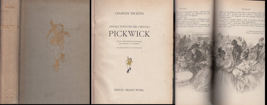 LB- ANNALI POSTUMI CIRCOLO PICKWICK- DICKENS GUSTAVINO- RIZZOLI--- 1946- C-XFS58