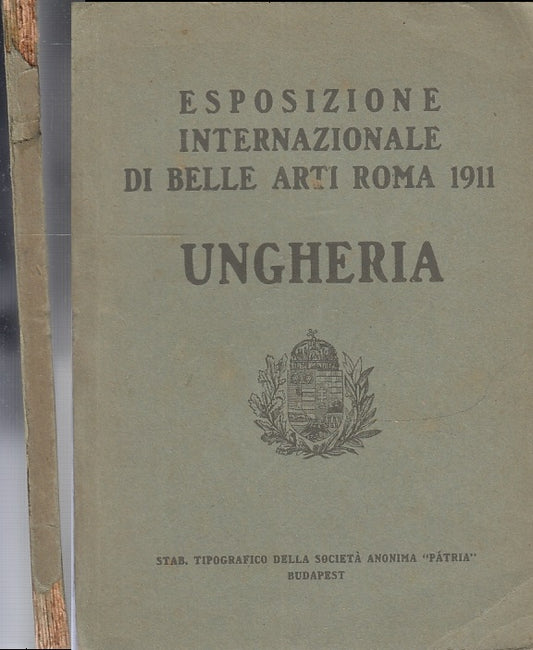 LT- ESPOSIZIONE NAZIONALE BELLE ARTI ROMA UNGHERIA -- BUDAPEST--- 1911- B- XFS30