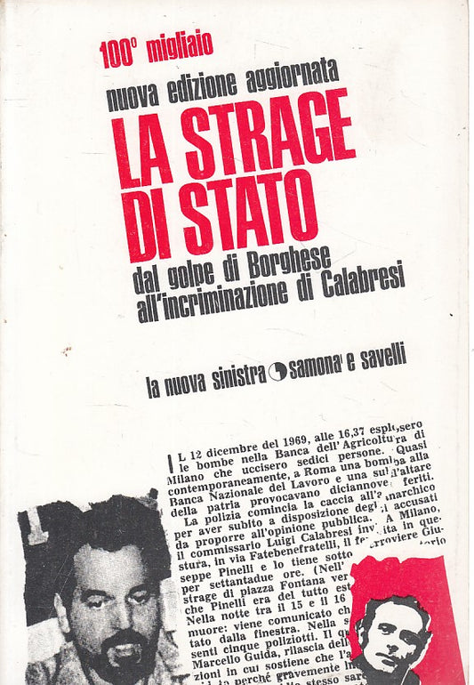 LS- LA STRAGE DI STATO CONTROINCHIESTA-- SAMONA' E SAVELLI --- 1971 - B - ZFS211
