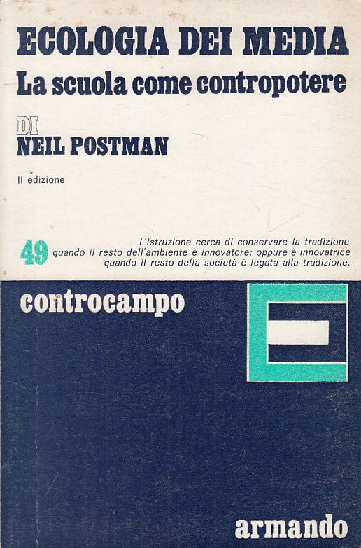 LS- ECOLOGIA DEI MEDIA - POSTMAN - ARMANDO - CONTRCAMPO -- 1983 - B - YFS5