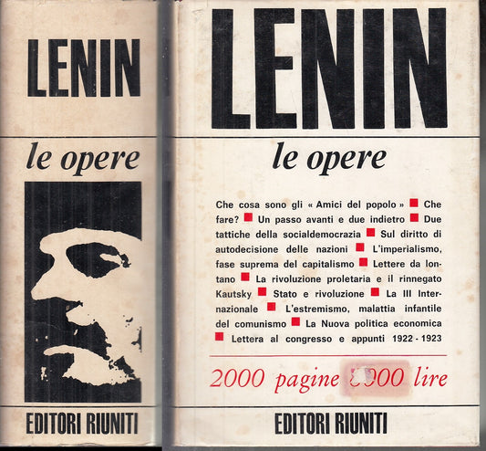 LS- LE OPERE SCELTE - LENIN - EDITORI RIUNITI -- 2a ED. - 1973 - CS - XFS59
