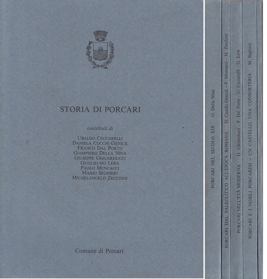 LS- STORIA DI PORCARI - AUTORI VARI - COMUNE PORCARI --- 1985 - BS - YFS179