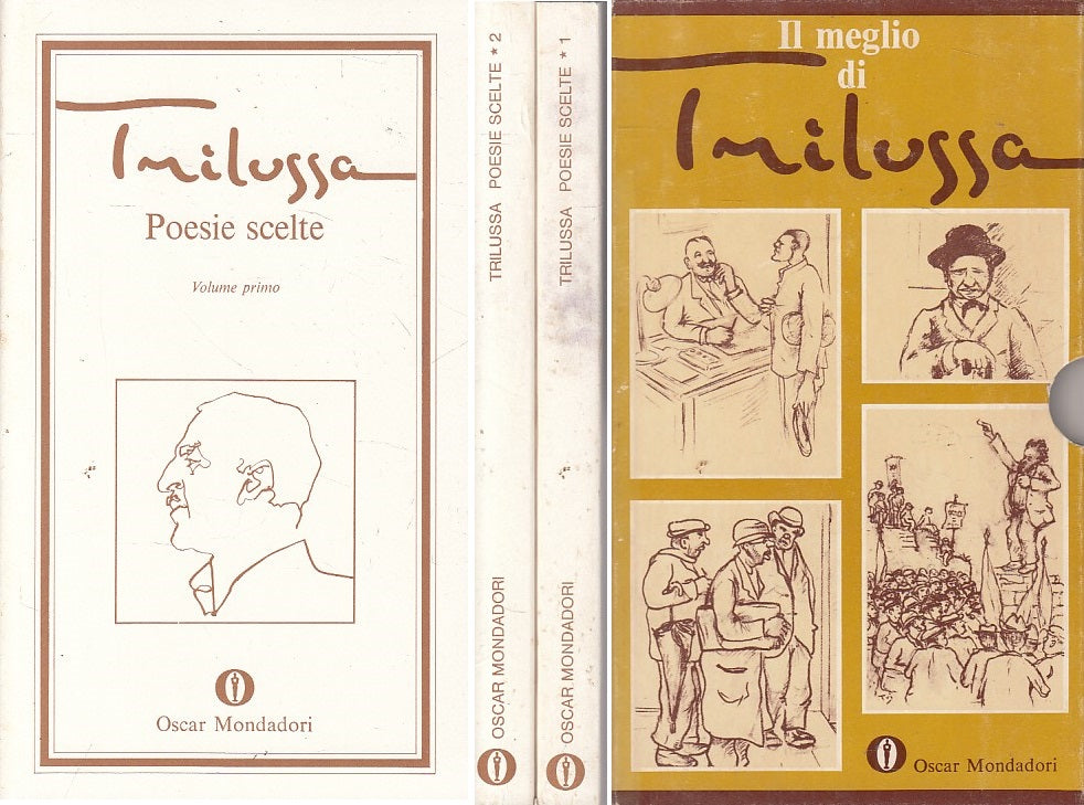 LN- POESIE SCELTE 2 VOLUMI - TRILUSSA - MONDADORI - OSCAR --- B - YFS200