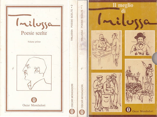 LN- POESIE SCELTE 2 VOLUMI - TRILUSSA - MONDADORI - OSCAR --- B - YFS200