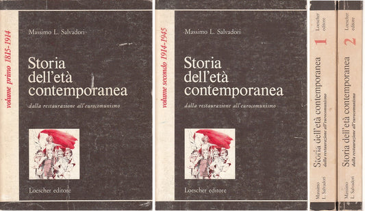 LS- STORIA DELL'ETA' CONTEMPORANEA - SALVADORI - LOESCHER --- 1977 - B - YFS421