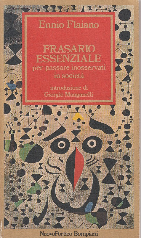 LN- FRASARIO ESSENZIALE - FLAIANO - BOMPIANI - NUOVO PORTICO-- 1986 - B - ZFS220