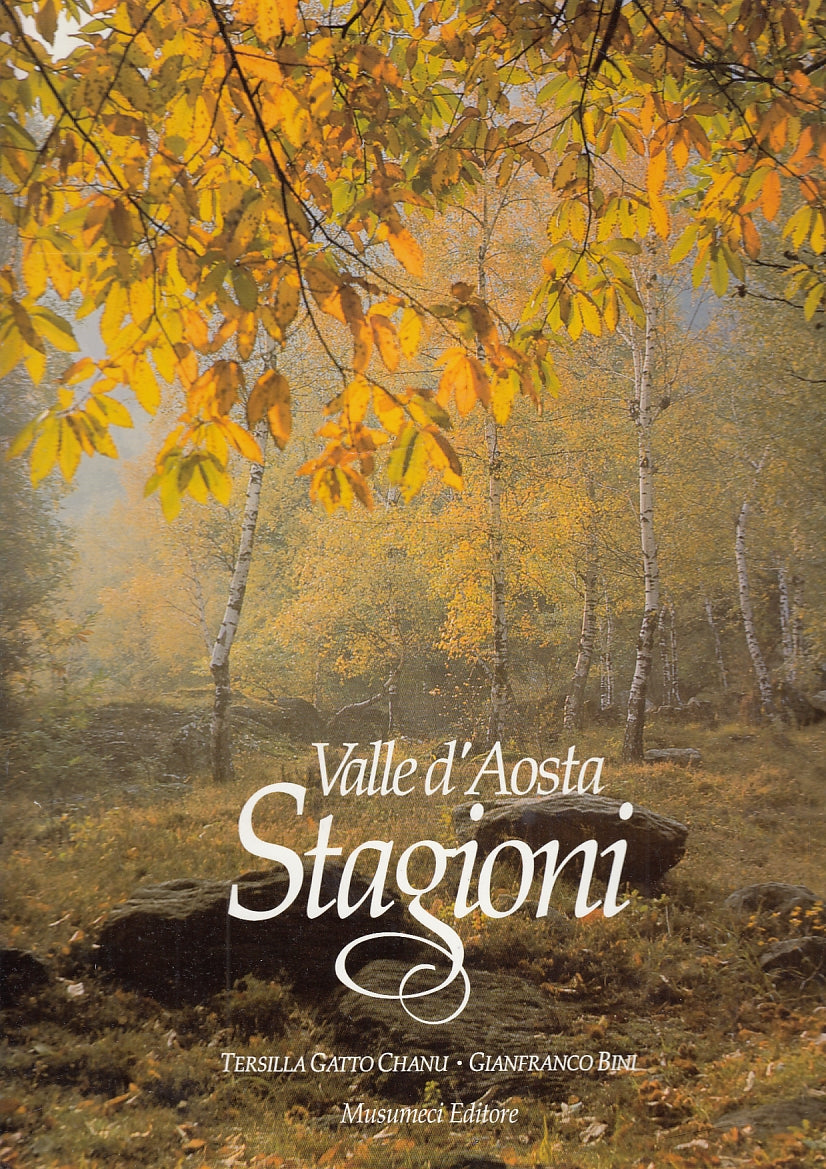LT- VALLE D'AOSTA STAGIONI FOTO POESIE - GATTO CHANU BINI---- 1991- CS- ZFS598
