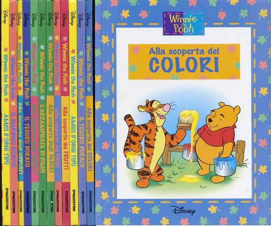 LB- WINNIE THE POOH 10 VOLUMI ILLUSTRATI-- DeAGOSTINI DISNEY --- 1999- C- ZFS384
