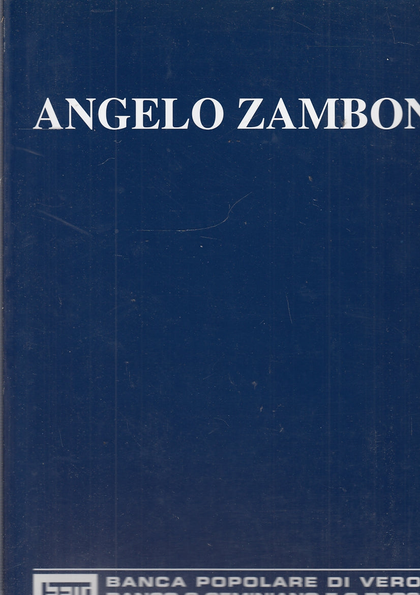 LT- ANGELO ZAMBONI CATALOGO OPERE - LORENZONI - BANCA VERONA --- 2000- B- ZFS649