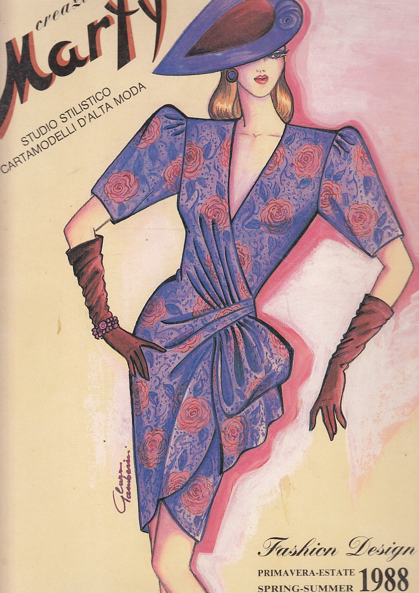 LT- RIVISTA ALTA MODA PRIMAVERA/ESTATE CARTAMODELLI -- MURFY --- 1988- B- YFS706