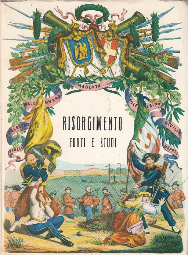 LS- RISORGIMENTO FONTI E STUDI -- LIBRERIA RICCARDI ROMA --- 1978 - B - ZFS5