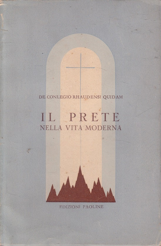 LS- IL PRETE NELLA VITA MODERNA - QUIDAM - PAOLINE --- 1954 - B - ZFS212