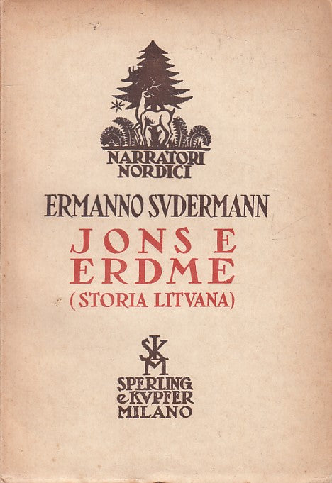 LN- JONS E ERDME STORIA LITUANA - SUDERMANN - SPERLING --- 1939 - B - ZFS212