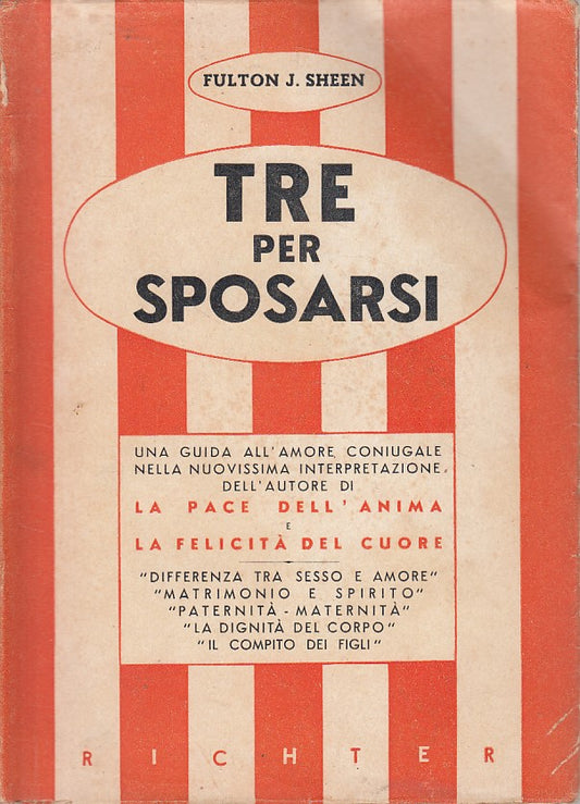 LS- TRE PER SPOSARSI GUIDA AMORE CONIUGALE- SHEEN- RICHTER --- 1953 - BS - ZFS31