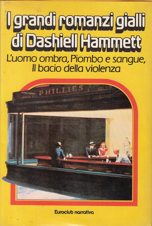 LG- L'UOMO OMBRA PIOMBO E SANGUE BACIO- HAMMETT- EUROCLUB --- 1981 - CS - ZFS235