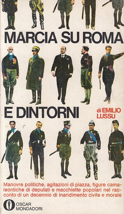 LS- MARCIA SU ROMA E DINTORNI - LUSSU - MONDADORI - OSCAR -- 1974 - B - YFS252