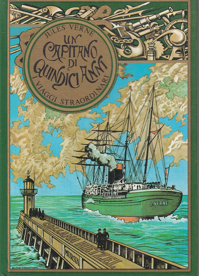 LN- UN CAPITANO DI QUINDICI ANNI - JULES VERNE - MURSIA --- 1988 - C - YFS6