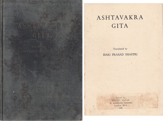 LS- ASHTAVAKRA GITA IN ENGLISH - SHASTRI - SHANTI SADAN --- 1949 - C - YFS161