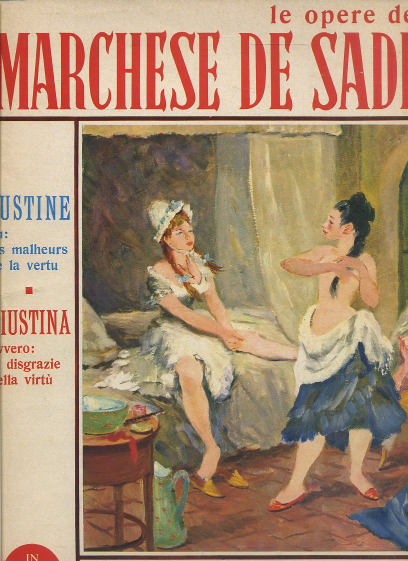 LE OPERE DEL MARCHESE DE SADE 1/25 FRANCESE ITALIANO ----- 1966- S- YFS245