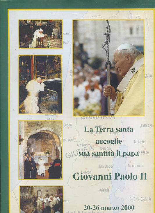 LD- LA TERRA SANTA ACCOGLIE SUA SANTITA' GIOVANNI PAOLO II----- 2000- CS- YFS699
