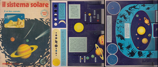 LB- IL SISTEMA SOLARE ANIMATO POP-UP -- MALIPIERO - SCIENZA VIVA -- 1975- B- RGZ