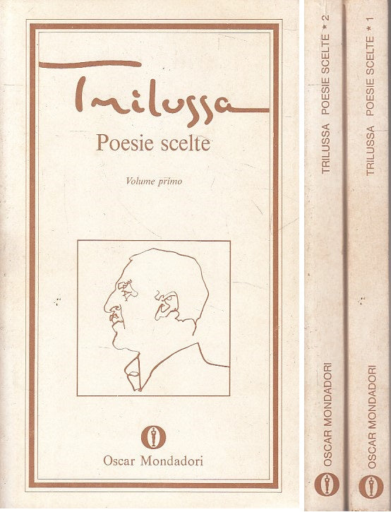 LN- POESIE SCELTE 2 VOLUMI - TRILUSSA - MONDADORI --- 1977 - B - ZFS17