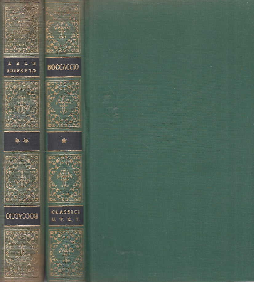 LN- DECAMERON 2 VOLUMI - BOCCACCIO - UTET - CLASSICI -- 1956 - C - ZFS308