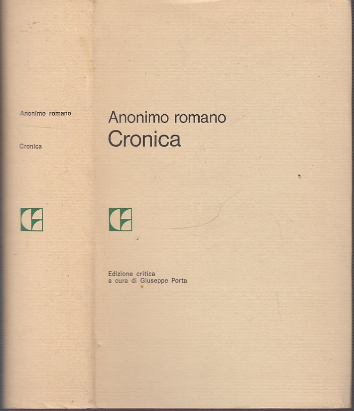 LS- CRONICA - ANONIMO ROMANO - ADELPHI - CASSA RISPARMIO ROMA -- 1984- CS- XFS51
