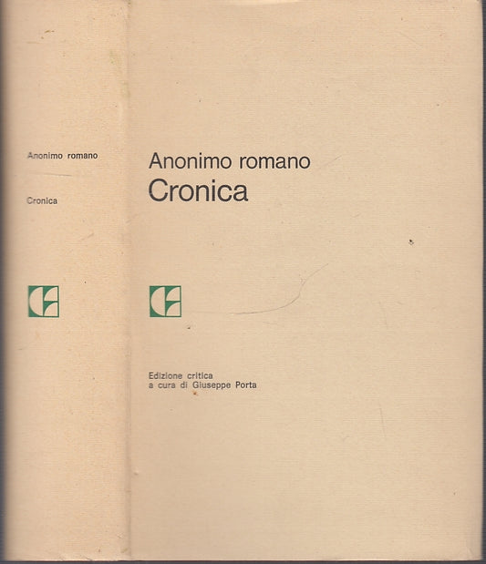 LS- CRONICA - ANONIMO ROMANO - ADELPHI - CASSA RISPARMIO ROMA -- 1984- CS- XFS51