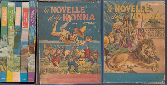 LB- LE NOVELLE DELLA NONNA COFANETTO 5 VOLUMI - PERODI- SALANI--- 1961- C- XFS54