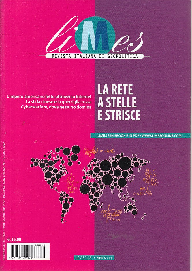 LS- LIMES GEOPOLITICA RETE A STELLE E STRISCE -- L'ESPRESSO--- 2018 - B - ZFS422