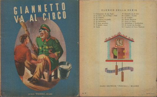 LB- GIANNETTO VA AL CIRCO -- CASA EDITRICE PICCOLI - 9 -- 1960 - S - XFS55