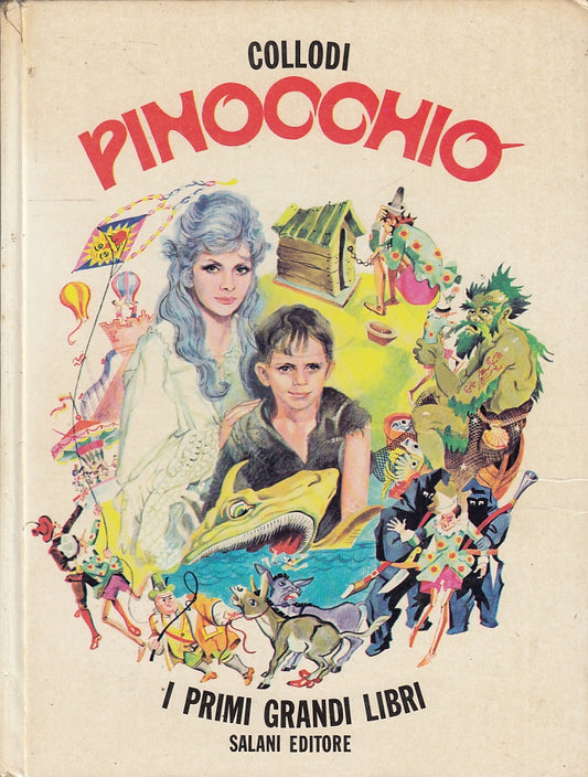 LB- PINOCCHIO - CARLO COLLODI RICCOBALDI - SALANI - GRANDI LIBRI -- 1956- C- RGZ
