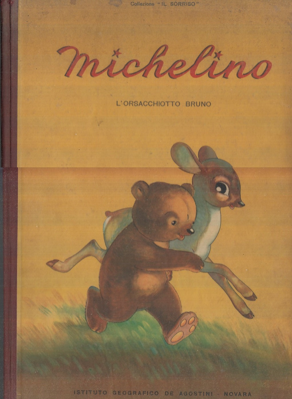LB- MICHELINO L'ORSACCHIOTTO BRUNO - TRUCY - IGDA - IL SORRISO -- 1948 - C - RGZ