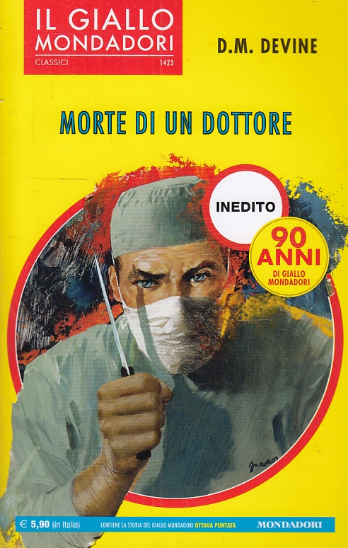 GIALLI MONDADORI CLASSICI N.1423 MORTE DI UN DOTTORE- DEVINE- B- XFS