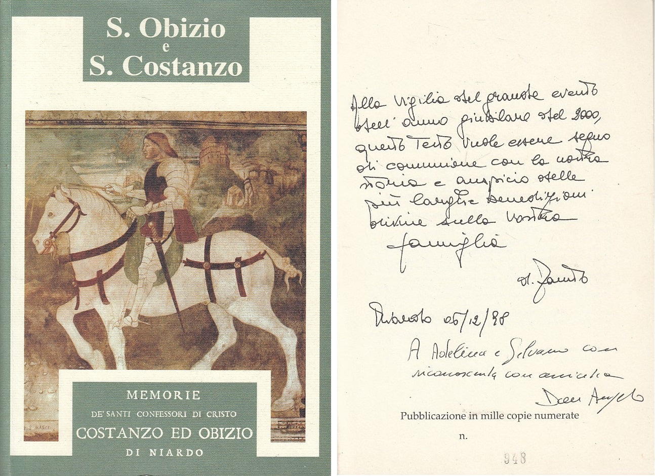 LS- S. OBIZIO E S. COSTANZO MEMORIE -- NIARDO --- 1998 - B - YFS565