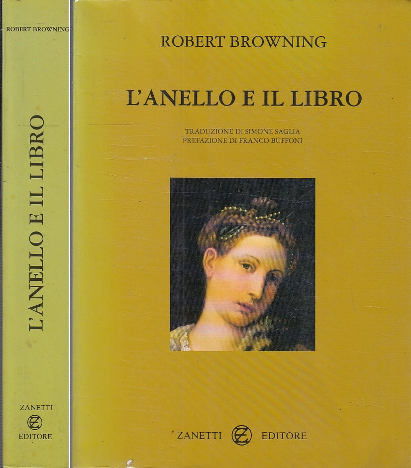 LN- L'ANELLO E IL LIBRO RARO - ROBERT BROWNING- ZANETTI-- 1a ED.- 1994- B- XFS52