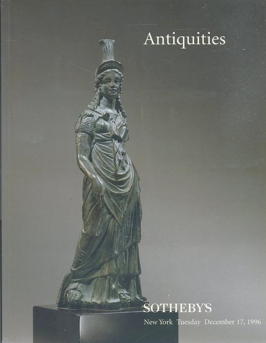 LT- CATALOGO ASTA ANTIQUITIES NEW YORK -- SOTHEBY'S --- 1996 - B - YFS502