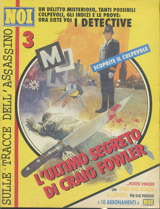 LG- SULLE TRACCE DELL'ASSASSINO 2 SEGRETO CRAIG FOWLER-- NOI--- 1993- S- YFS509