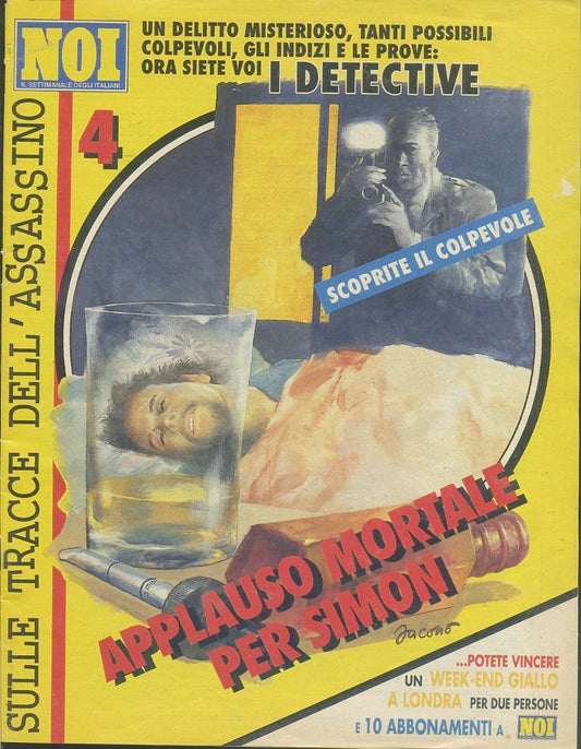 LG- SULLE TRACCE DELL'ASSASSINO 4 APPLAUSO MORTALE SIMON- NOI--- 1993- S- YFS509