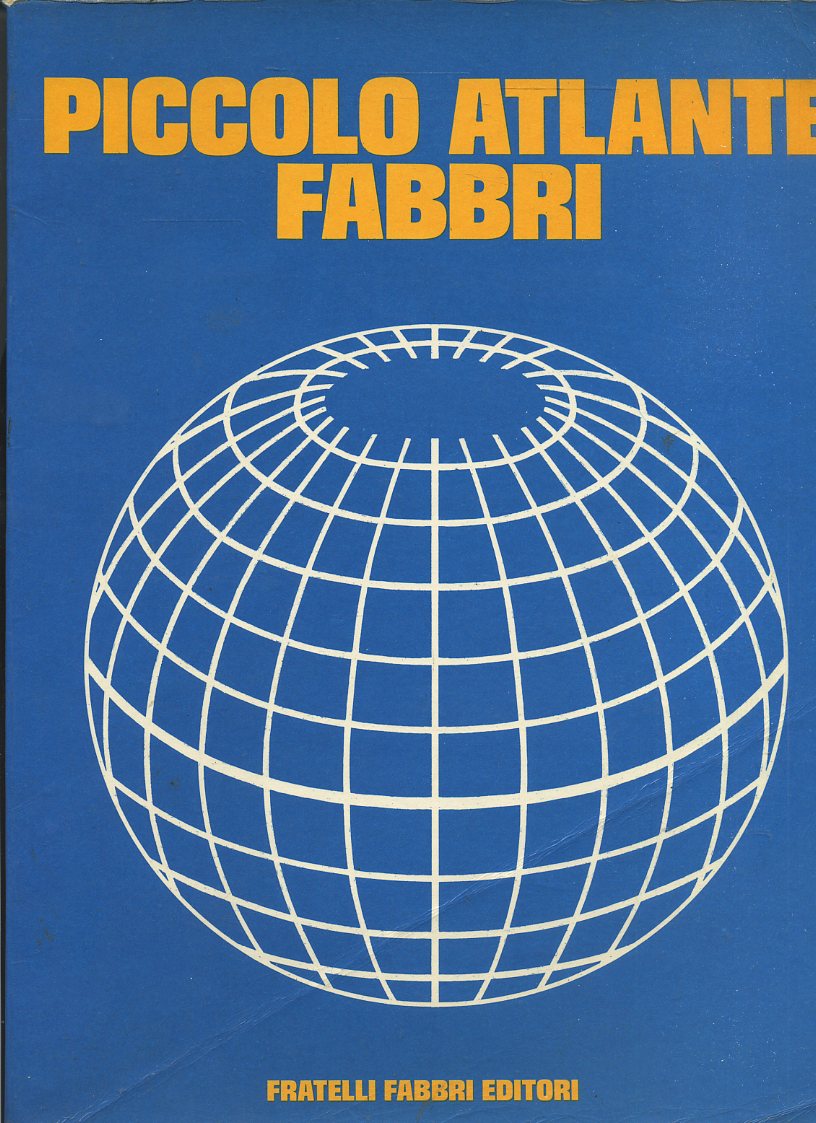 LV- PICCOLO ATLANTE FABBRI A COLORI-- FRATELLI FABBRI EDITORI--- 1975- B- YFS509