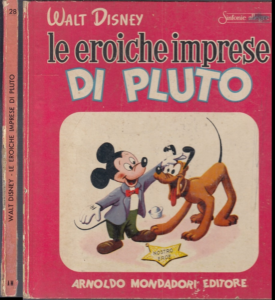 LB- LE EROICHE IMPRESE DI PLUTO -- MONDADORI - SINFONIE ALLEGRE-- 1954- C- XFS12