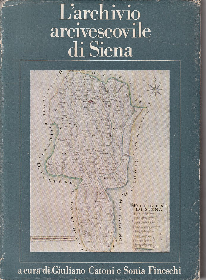 LS- ARCHIVIO ARCIVESCOVILE SIENA - CATONI FINESCHI - ROMA --- 1970 - BS - ZFS219