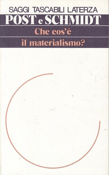LS- CHE COS'E' IL MATERIALISMO? -- LATERZA - SAGGI -- 1976 - B - ZFS255