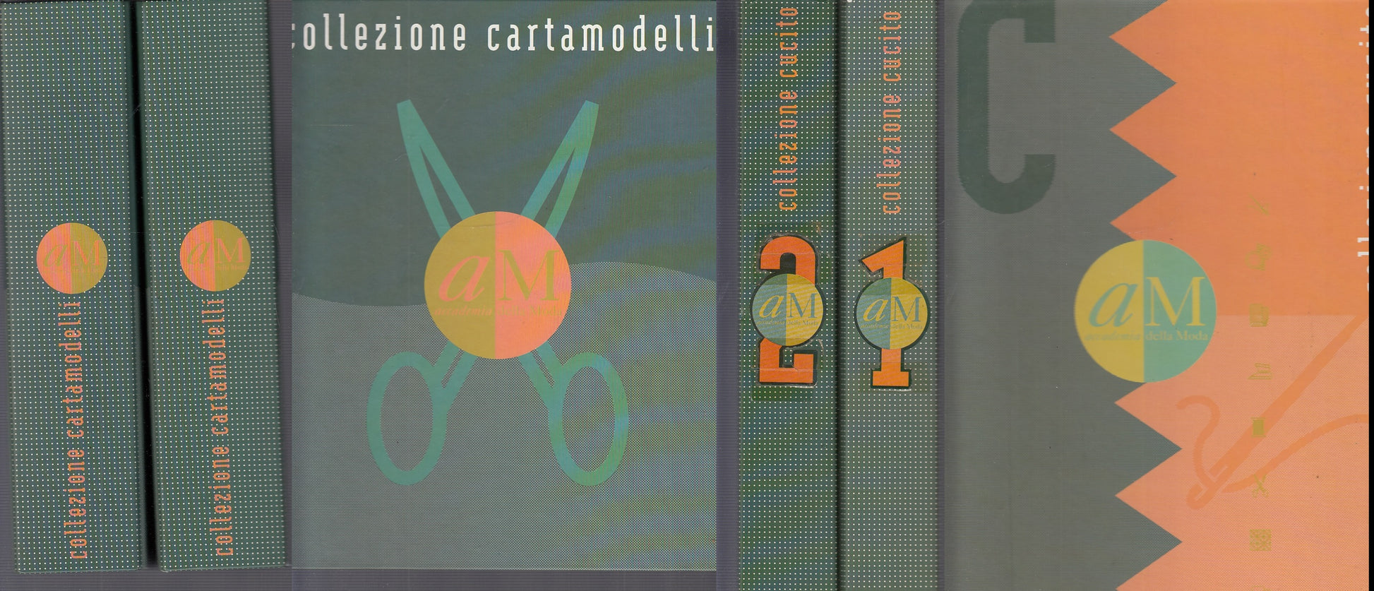 LT- COLLEZIONE 32 CARTAMODELLI + 32 FASCICOLI CUCITO 4 CARPETTE----- 1991- C-YFS