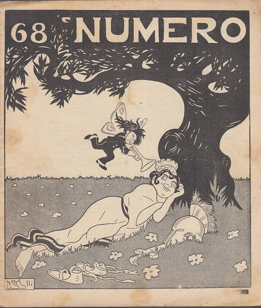 LH- RIVISTA NUMERO 68 SETTIMANALE UMORISTICO ILLUSTRATO ----- 1915 - S - XFS2