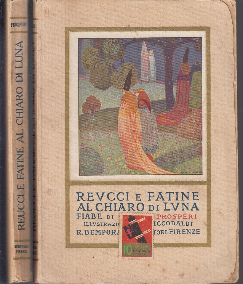 LB- REUCCI E FATINE AL CHIARO DI LUNA - RICCOBALDI - BEMPORAD --- 1923- B- XFS11